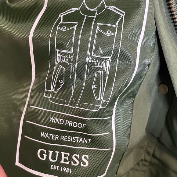 Guess Samira Field Jacket in Joshua Tree Women’s Sz M - Picture 10 of 10